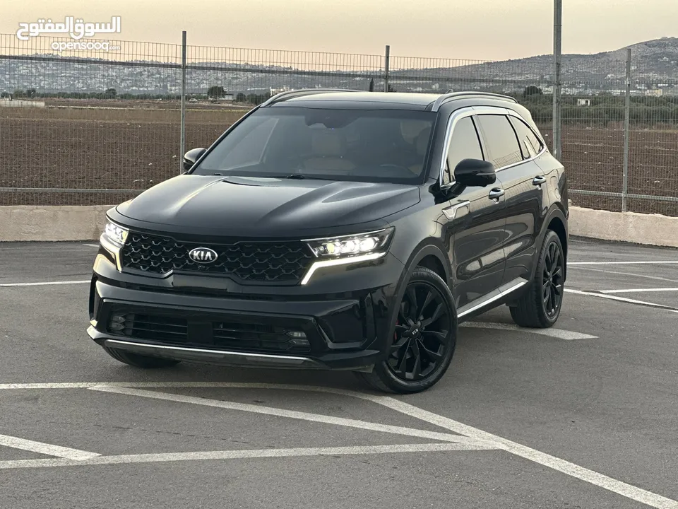 كايا سورينتو /2020 فل الفل  فتحة سقف بانوراما  2x4 ///200Hp  ديزل  2200cc  فل الفل مسكر بلاك