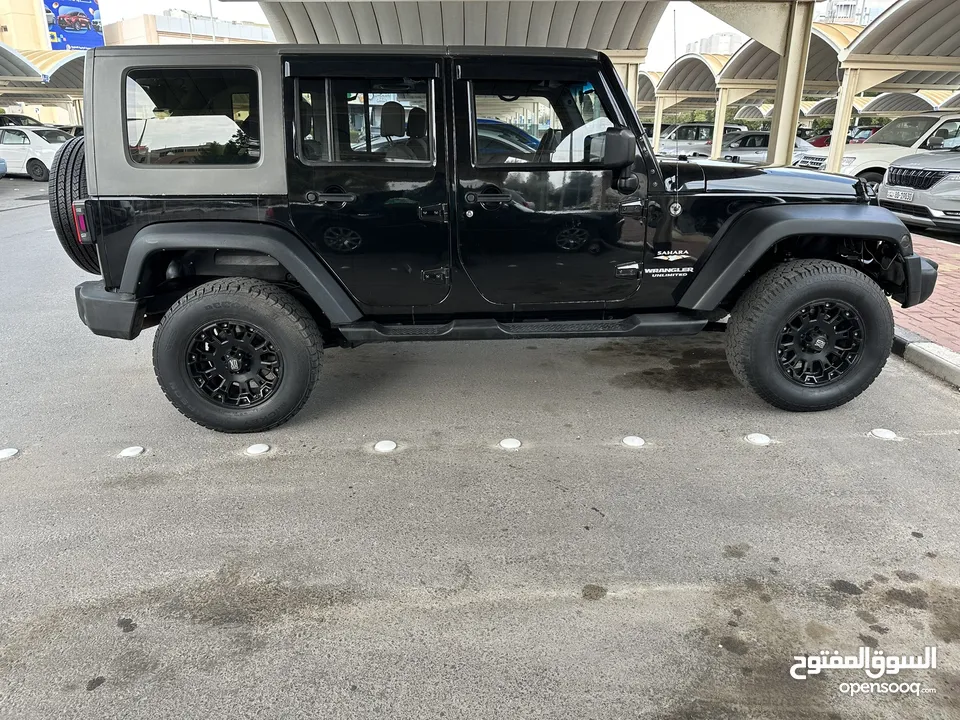 Jeep Wrangler 2009 Sahara Unlimited  صحاري جيب 2009 بحاله ممتاز