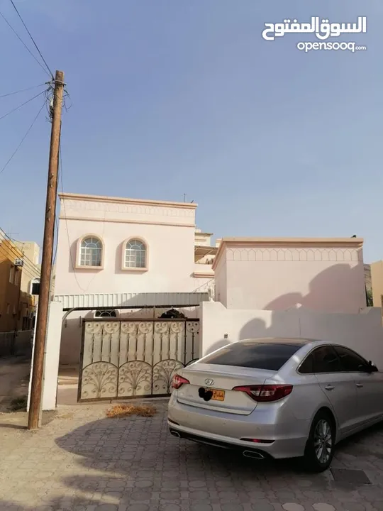 منزل في فنجاء (حلة نطائل)السوق قريب محطة نفط عمان. للبيع .  يتكون المنزل من طابقين وكالتالي:  1-   (