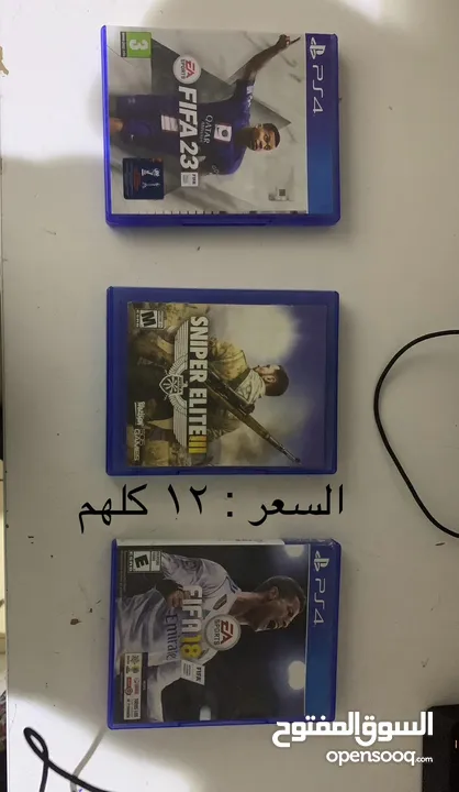 3 ps4 discs for sale  للبيع 3 دسك سوني 4