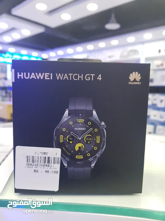 Huawei Watch GT 4 (46mm) - Black  ساعة هواوي جي تي 4 (46 ملم) - أسود