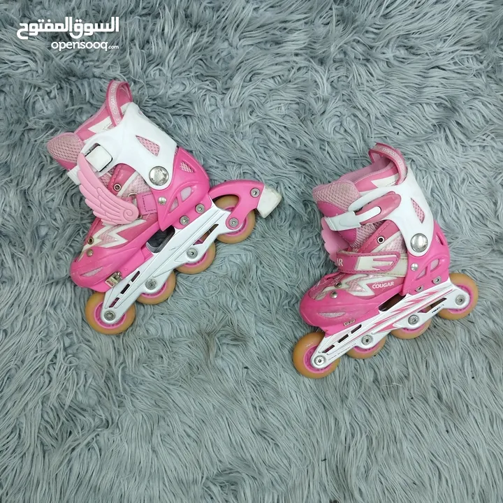 Skate (VIP)   عجال مطاط هيكل بلاستيك مقوى شفرات حديد   السعر والمقاس والماركة أسفل كل صورة