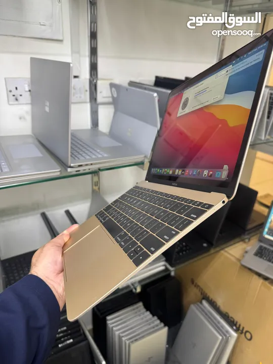 MacBook air core m3 Processor very slim gold colour