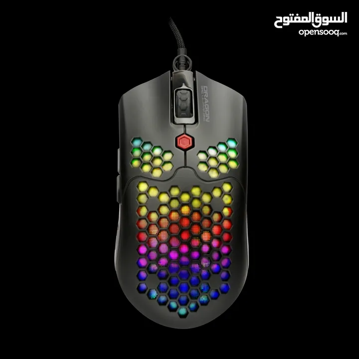 ماوس جيمنغ مضيئ رجب من دراغون وور Dragonwar G-25 Mouse RGB Gaming Mouse