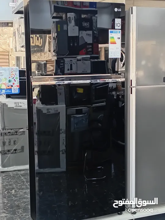 ثلاجة LG سمارت انفيرتر 26 قدم سكوريت اسود