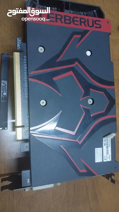 Asus NVIDIA Cerberus GTX1050 TI oc overclock 4GB مكسور السرعة مصنعياً فيه مجال بشيء بسيط
