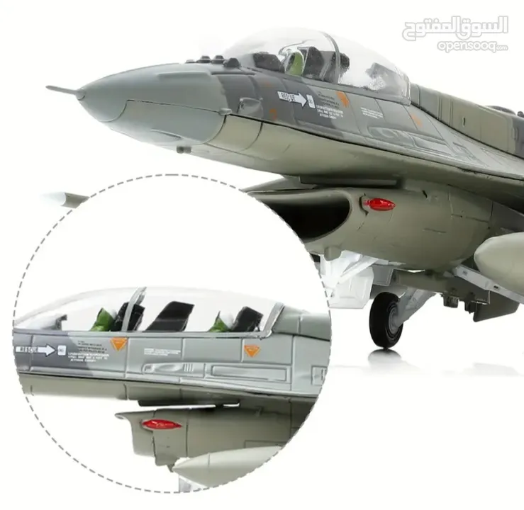 نموذج طائرة حديد F16