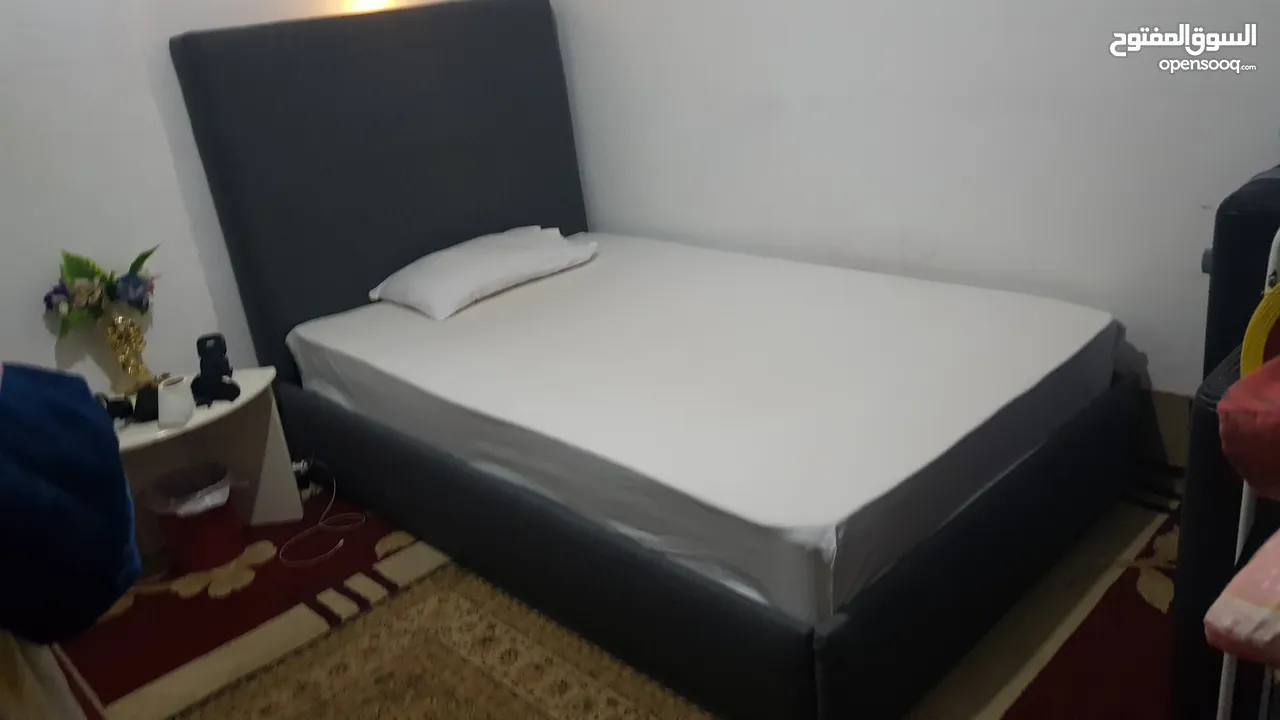 bed with mattress for sell 120 x 210