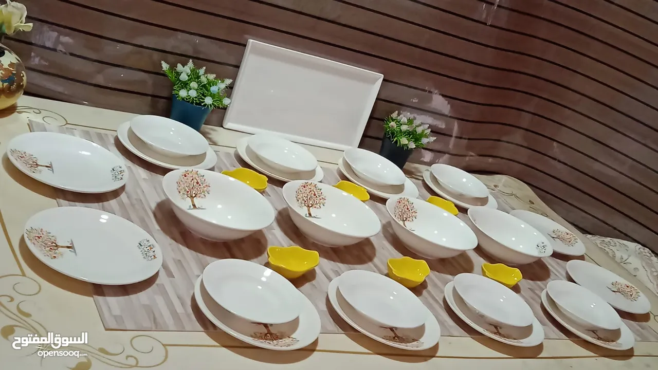 اطقم سفرة بورسلان ماركات عالمية ومختومة