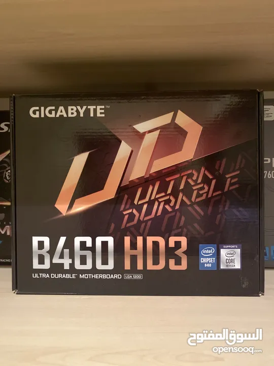 Motherboard - Gigabyte B460 HD3  مع معالج Intel i5 10400  بسعر ممتاز