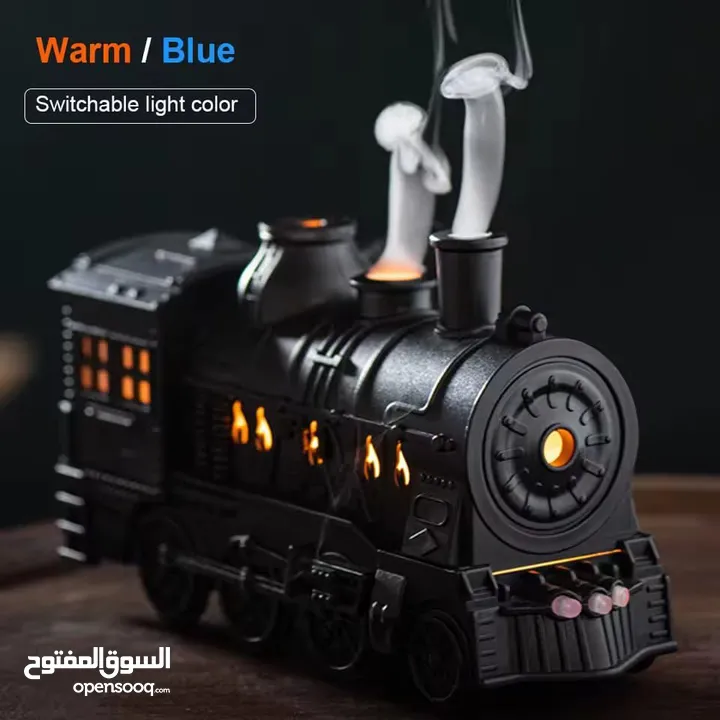 قطار البخارالصغير ،تحفه فنيه تنفث رائحة وعطر