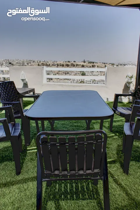 شقة مفروشة للايجار بجبل عمان-شارع الرينبو