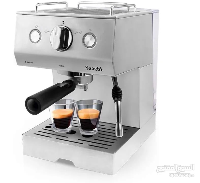 ماكينة قهوة بسعة 1.5 لتر 1140 واط Saachi - Coffee Maker