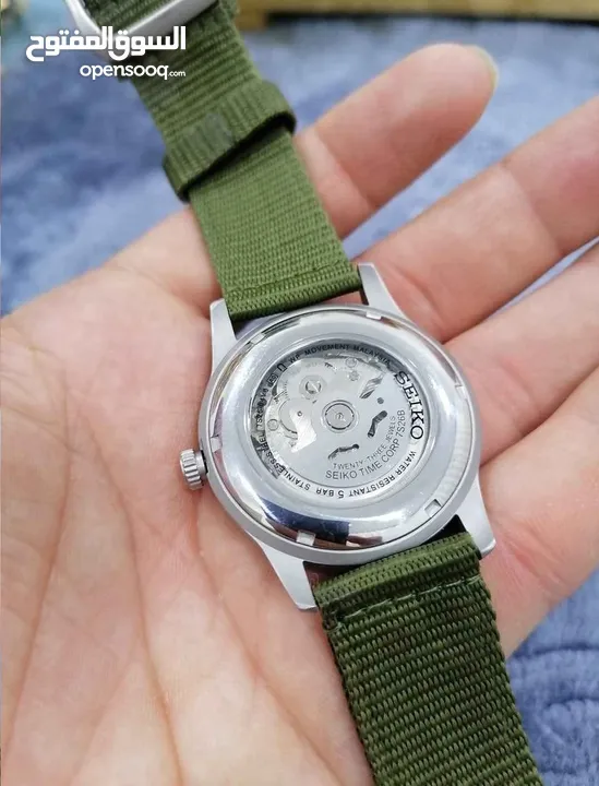 ساعة سيكو اوتوماتيك ياباني اصلي (Seiko 5 Military)