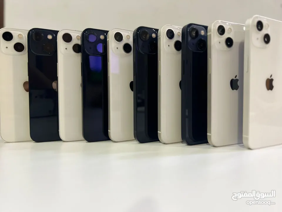 ايفون 13 عادي 128 جيجا  Iphone 13 128 Gb  موجود لون اسود و لون ابيض  بطاريات فوق  90% اصلي