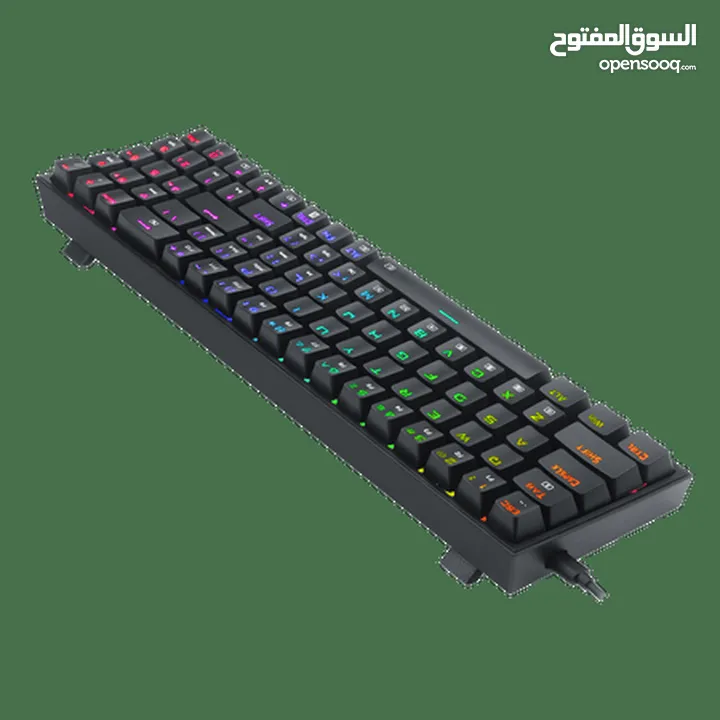 السعر قابل للتفاوض كيبورد العاب ريد دراغون مستعمل يومين Redragon K628 Pollux 75%