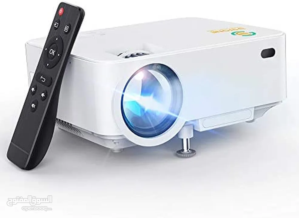 بروجيكتور دقة عالية full hdبعمر 50000 ساعة مشاهدة سبيكر مزدوج