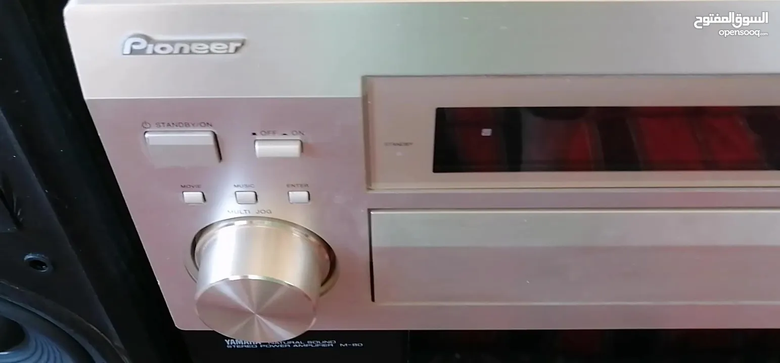مضخم صوت نوع بايونير مسرح منزلي 7.1 Pioneer model VSX-D1011 نظام مسرح منزلي صوت محيطي