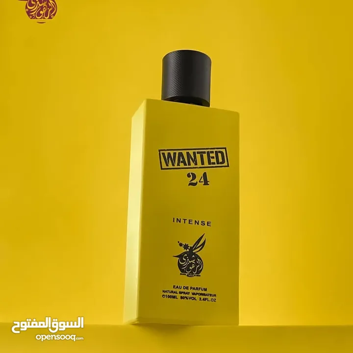 عطر 24 wanted ذو رائحة جميلة وثابته من عبق الزهور