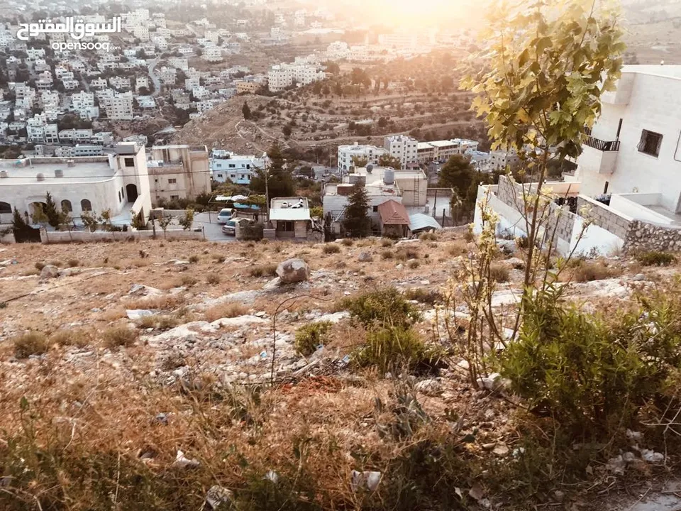 ارض اطلالة بانورامية للبيع في السلط