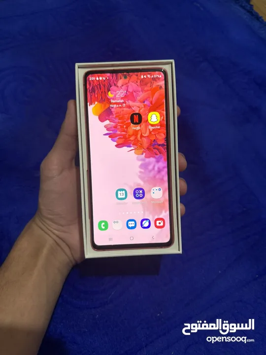 ‎سامسونج S20 عادي FE 5g مع الكرتونه