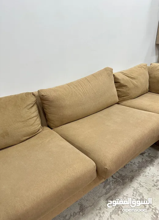 Big Sofa “L” shape for sale including 5 peaces of Coffee table