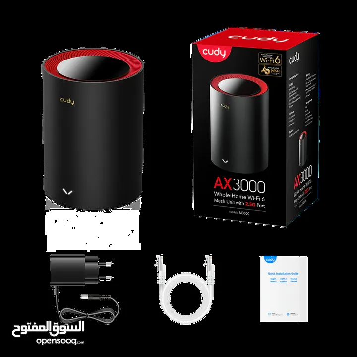 AX3000 2.5G Wi-Fi 6 Mesh System M3000 1.0