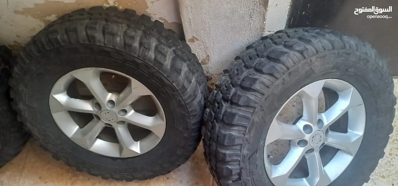 جنط نيسان نيفارا اصلي 17 كوشوك وكاله nissan navara