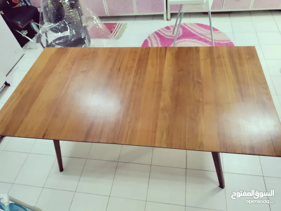 Only Table for sale (very strong wood), Adjustable: can be longer  طاولة فقط للبيع (خشب قوي جدا)