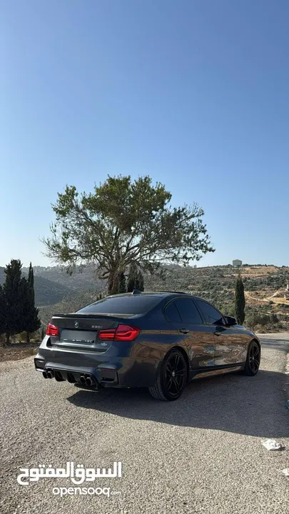 Bmw 330i 2016 252 hp  فحص نضيف السيارة مفللة