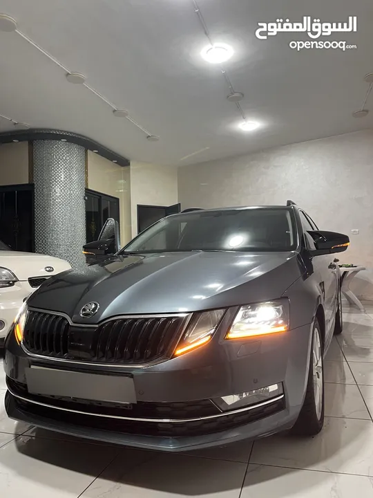 سكودا اوكتافيا 2019 فل بدون فتحة متور الفين ديزل تيربو حرق كااش