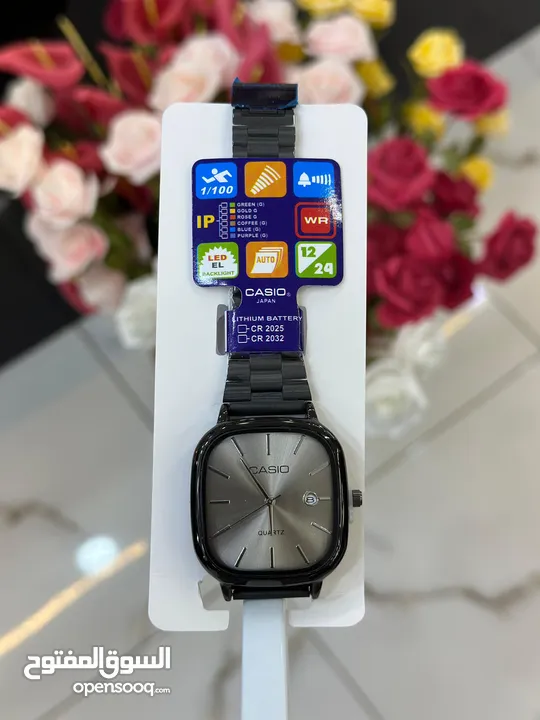 ساعة كاسيو (ساعات كاسيو)(Casio watch) بألوان مختلفة وجميلة وأقدر أوصل كل مكان في السلطنة