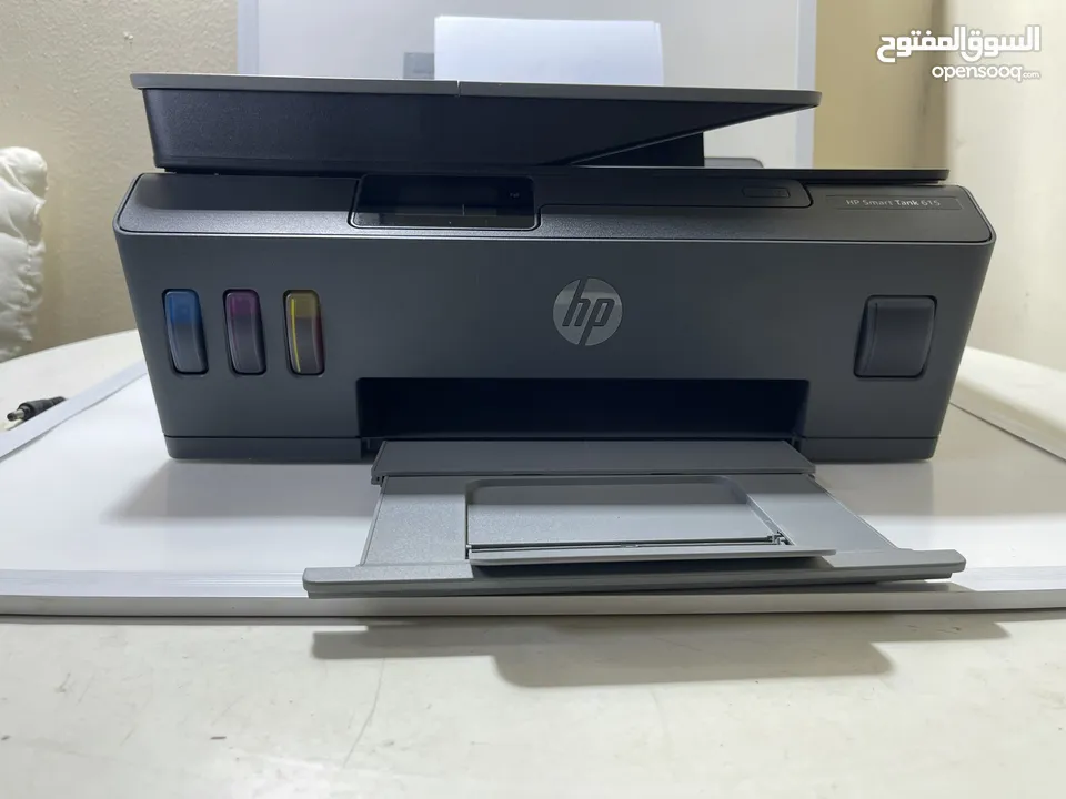 للبيع: طابعة HP Smart Tank 615 لاسلكية (مستعملة بحالة ممتازة