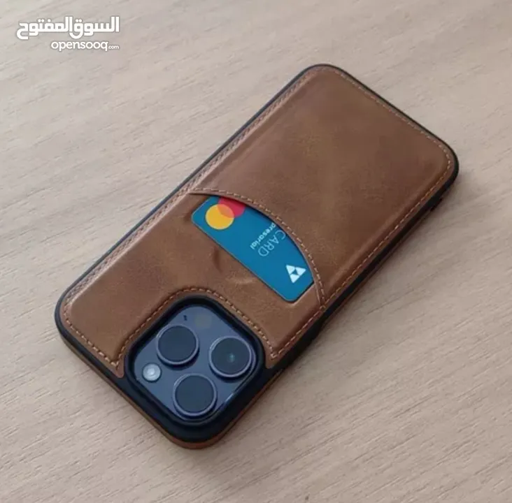 كفر تلفون ايفون 13برو جلد مع شاشه حمايه
