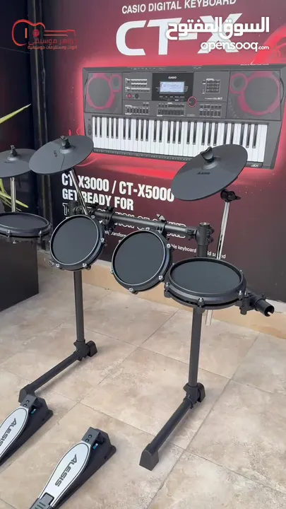 ‏Alesis Turbo Mesh Kit Drums جديد بالكرتونه كفاله جواهر موسيقى مع فاتوره رسمه