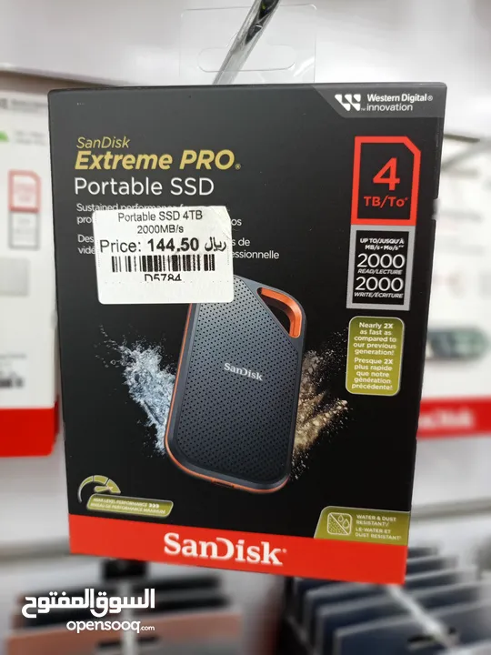 SANDISK EXTREME PRO PORTABLE SSD 4TB