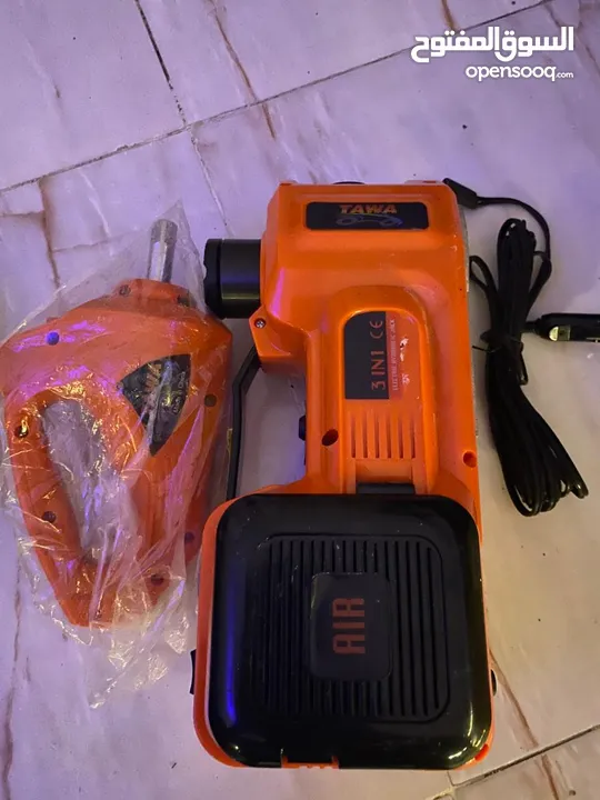 جيك كهربائي 3 في 1 electric jack 3 in 1