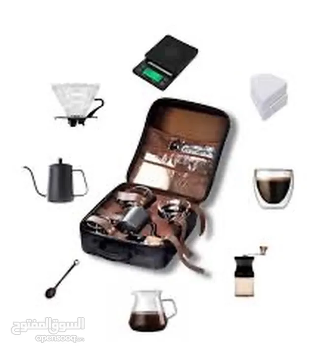 حقيبة قهوة v60 مكونه من 9 قطع