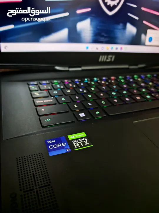 MSI Stealth GS77 i9-12th gen RTX3080TI 4k display بسعر مغري جدا