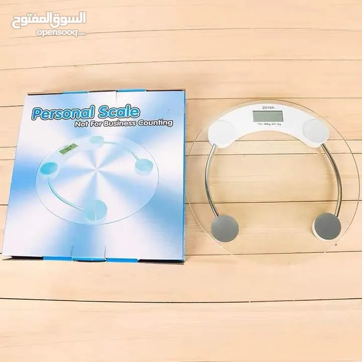ميزان الجسم الالكتروني الاصلي الثقيل الميزان المطور الزجاجي وزن الجسم  180 كيلو