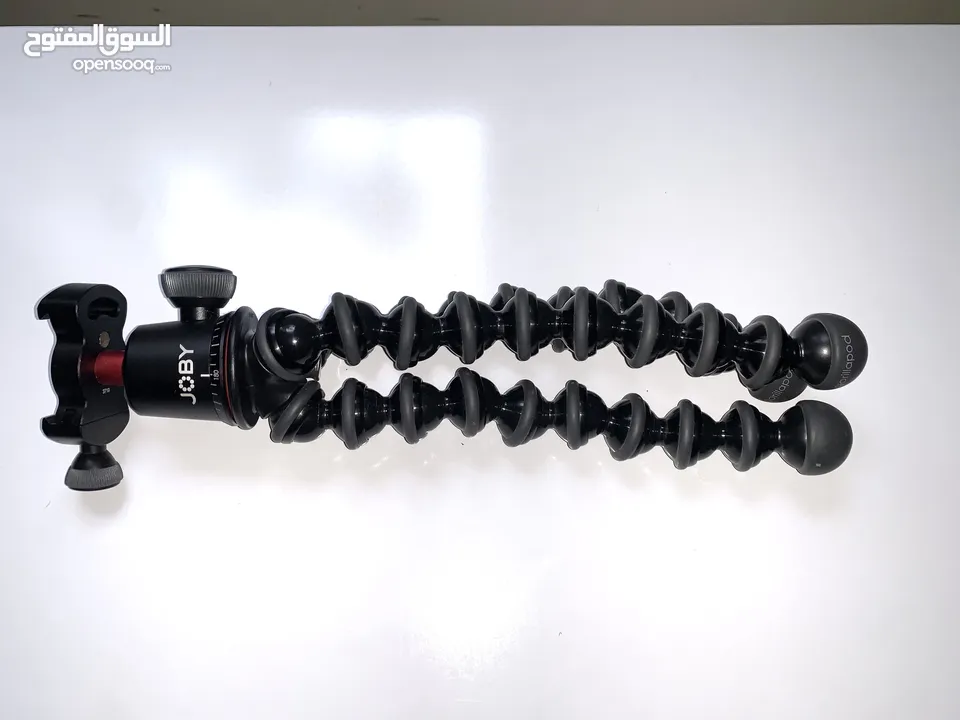 JOBY GorillaPod 3K Pro Kit, Stand & BallHead with QR Plate, 3 kg Load Capacity  Flexible Tripod