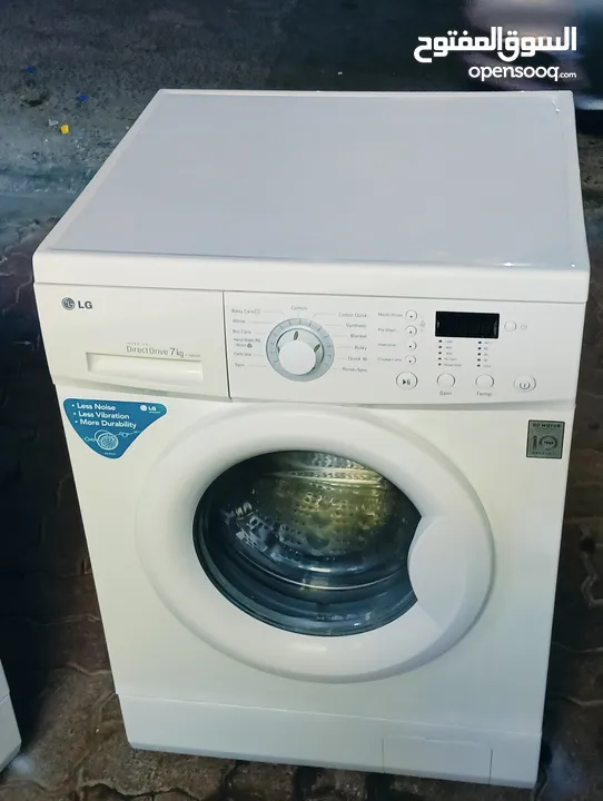 7 KG LG washing machine for sale in good working with waranty delivery is avalable