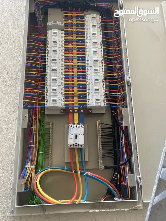 مقاولات  كهربائية تمديدات  قسايم شقق ملاحق كل مايلزم الكهرباء