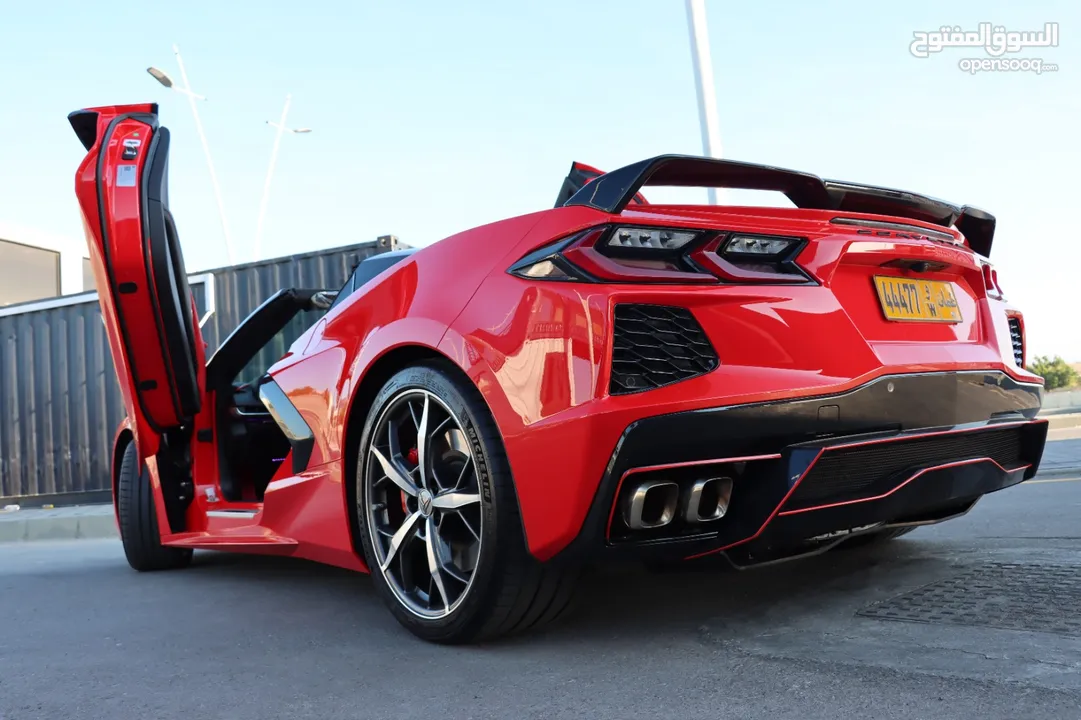 C8 Corvette Stingray 2022, Hard Top Convertible2LT, Under Warranty,GCC