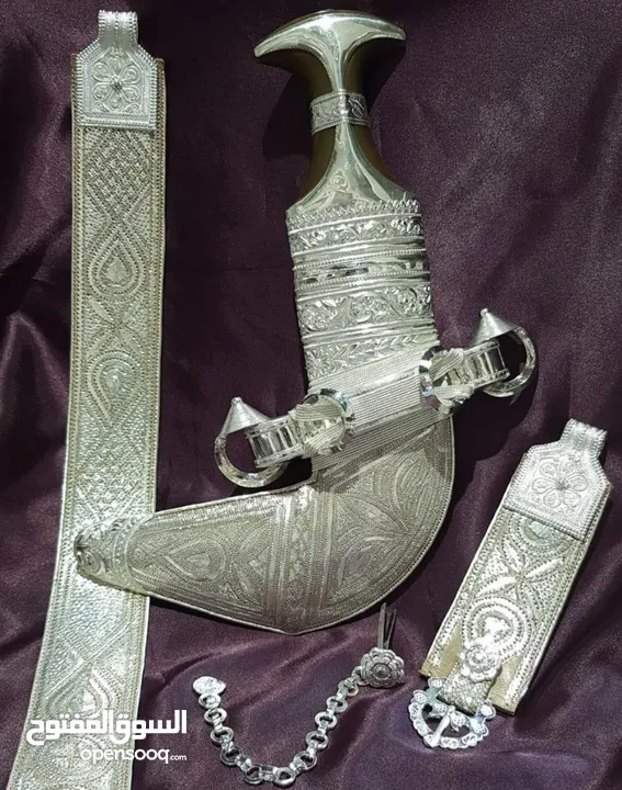 خنجر عماني قرن زراف هندي أصلي