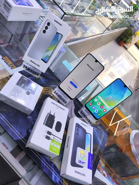 مشغل ايام Samsung A16 جيجا 128 ويتوفر 256 رام 8 معه بكج هدية يتوفر توصيل