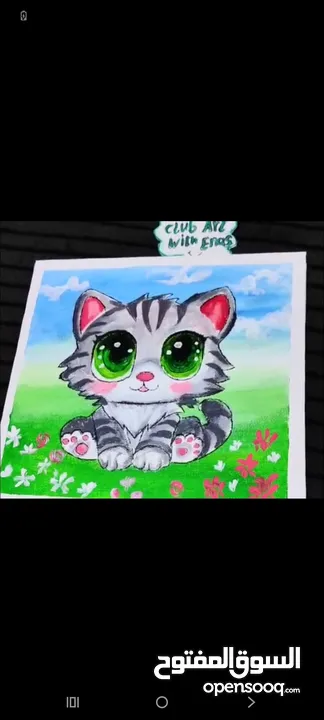 مدربة ورش فنية تعليم رسم وأعمال يدوية للاطفال فى المدارس والروضات