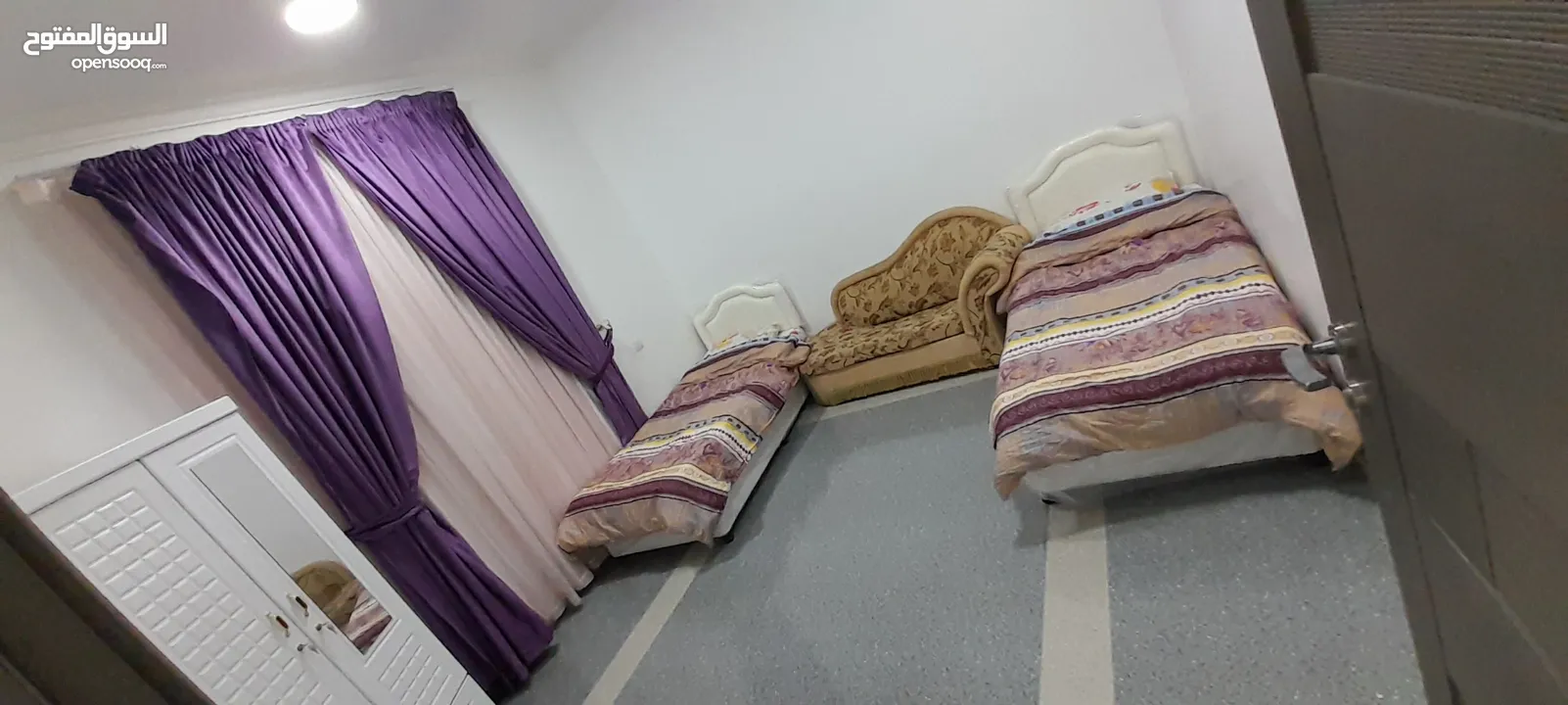 غرفه مفروشه للايجار الشهري و اليومي Furnished room for monthly and daily rent