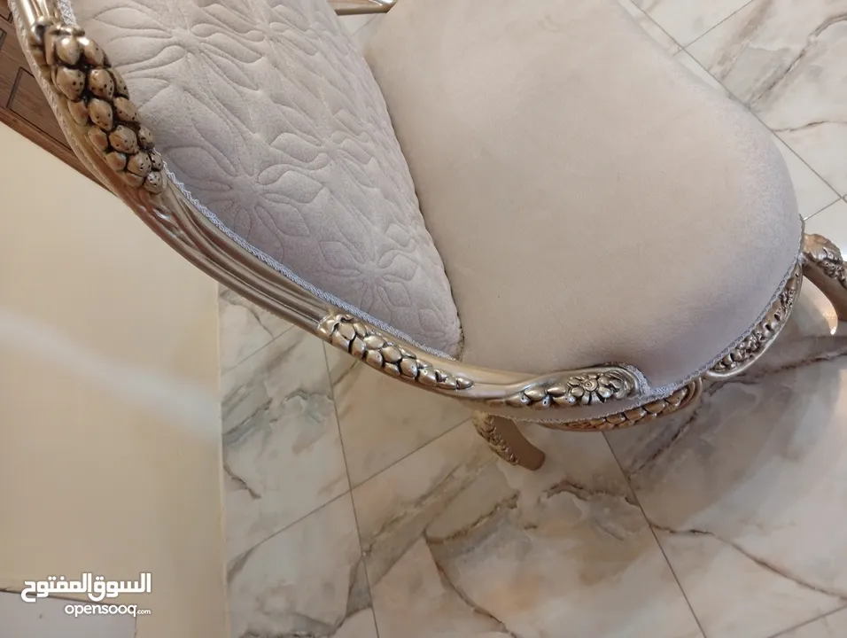 قطعة أثاث لوف سيت مصري ،خشب زان ،غير مستعمل،مناسب لصالات استقبال الفنادق و صالات الأفراح و المنازل