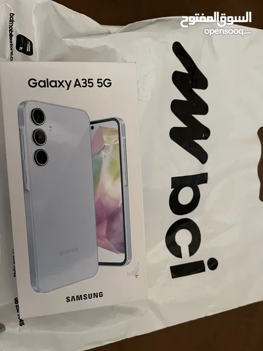 هاتف سامسونج A35  5g بالصلاة على النبي الجهاز جديد لسا ما انفتح